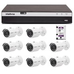 Ficha técnica e caractérísticas do produto Kit 8 Câmeras de Segurança 4MP 2k Intelbras VHD 3430 B + DVR Intelbras 4K + HD WD Purple + Acessórios