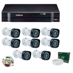 Ficha técnica e caractérísticas do produto Kit 8 Câmeras de Segurança HD 720p Intelbras VHD 1010B G4 + DVR Intelbras Multi HD + Acessórios