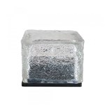 Kit 6 Cubo de Gelo Led Solar Branco Quente Enfeite Jardim - Swissport