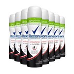 Ficha técnica e caractérísticas do produto Kit 8 Desodorante Aerosol Rexona Feminino Antibacterial Comprimido 54g