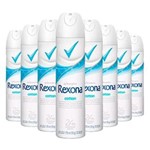 Ficha técnica e caractérísticas do produto Kit 8 Desodorante Rexona Aerosol Cotton Feminino - 175 Ml