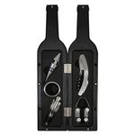 Ficha técnica e caractérísticas do produto Kit Abridor Tampa de Vinho 5 Peças Garrafa Emborrachada DS-1177
