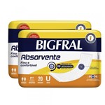 Ficha técnica e caractérísticas do produto Kit Absorvente Geriátrico Bigfral - 40 Unidades
