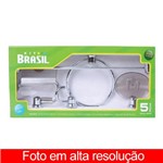 Ficha técnica e caractérísticas do produto Kit Acessórios para Banheiro Brasil Cristal 5 Peças - Brasil Cristal