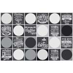 Ficha técnica e caractérísticas do produto Kit Adesivo de Azulejo Coffe Due Cinza 15x15cm 24 Peças Inspire