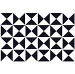 Ficha técnica e caractérísticas do produto Kit Adesivo de Azulejo Form Preto e Branco 15x15cm 24 Peças Inspire