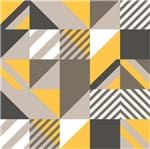 Ficha técnica e caractérísticas do produto Kit Adesivo de Azulejo Sepino Cinza e Amarelo 15x15cm 18 Peças Inspire