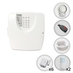 Ficha técnica e caractérísticas do produto Kit Alarme Residencial ou Comercial Sem Fio Bopo com 8 Sensores e Discadora