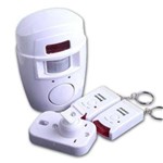 Ficha técnica e caractérísticas do produto Kit Alarme Residencial Sem Fio 2 Controles + Sensor de Presenca e Sirene 105db Dni