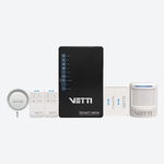 Ficha técnica e caractérísticas do produto Kit Alarme sem fio - Smart Home VETTI (acessórios de alarme)