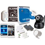 Kit Alarme Sem Fio Vetti VS-350 Plus 2 com Câmera IP Robot