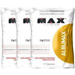 Ficha técnica e caractérísticas do produto Kit 3 Albumina - Albumax 100% 500g Max Titanium (1,5kg)