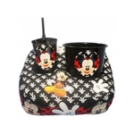 Ficha técnica e caractérísticas do produto Kit Almofada Porta Pipoca Mickey Mouse 35cm