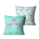 Ficha técnica e caractérísticas do produto Kit 2 Almofadas Love Decor Decorativas Flamingos Love Multicolorido