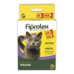 Ficha técnica e caractérísticas do produto Kit Antipulgas Ceva para Fiprolex para Gatos Leve 3 Pague 2