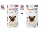 Ficha técnica e caractérísticas do produto Kit 2 Antipulgas e Carrapatos Bravecto MSD para Cães de 4,5 a 10 Kg