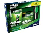 Kit Aparelho de Barbear Gillette Mach3 Sensitive - 3 Peças