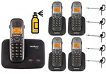 Ficha técnica e caractérísticas do produto Kit Aparelho Telefone TS 5150 Bina 2 Linhas 4 Ramal Headset - Intelbras