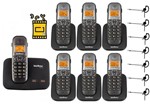 Ficha técnica e caractérísticas do produto Kit Aparelho Telefone TS 5150 Bina 2 Linhas 6 Ramal Headset - Intelbras