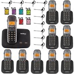 Ficha técnica e caractérísticas do produto Kit Aparelho Telefone TS 5150 Bina 2 Linhas 9 Ramal Headset - Intelbras