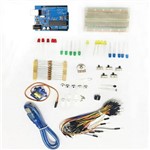 Ficha técnica e caractérísticas do produto Kit Arduino Start com Arduino Uno R3 - Compatível