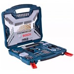 Ficha técnica e caractérísticas do produto Kit Azul X-line Bosch com 103 Unidades