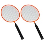 Ficha técnica e caractérísticas do produto Kit Badminton Infantil 2 Raquetes 1 Peteca Winmax - Laranja - WMY02021Z2 - Ahead Sports