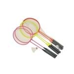 Ficha técnica e caractérísticas do produto Kit Badminton Infantil 2 Raquetes 1 Peteca (Wmy02038) Laranja
