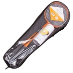 Ficha técnica e caractérísticas do produto Kit badminton Vollo 2 raquetes e 3 petecas