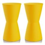 Ficha técnica e caractérísticas do produto Kit 2 Banquetas Dub Color Amarelo I´M In
