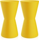 Ficha técnica e caractérísticas do produto Kit 2 Banquetas Dub Color Amarelo - Im In