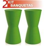 Ficha técnica e caractérísticas do produto Kit 2 Banquetas Dub Color Verde