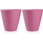 Ficha técnica e caractérísticas do produto Kit 2 Banquetas Fluo Color Rosa