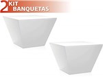 Ficha técnica e caractérísticas do produto Kit 2 Banquetas Neo Color Branco