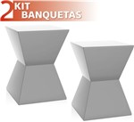 Ficha técnica e caractérísticas do produto Kit 2 Banquetas Nitro Color Cinza - Im In