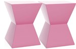 Ficha técnica e caractérísticas do produto Kit 2 Banquetas Nitro Color Rosa - Im In