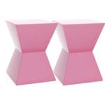 Ficha técnica e caractérísticas do produto Kit 2 Banquetas Nitro Color Rosa