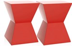 Ficha técnica e caractérísticas do produto Kit 2 Banquetas Nitro Color Vermelho - Im In