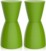 Ficha técnica e caractérísticas do produto Kit 2 Banquetas Nobe Color Verde - Im In