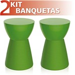 Ficha técnica e caractérísticas do produto Kit 2 Banquetas Sili Color Verde