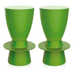 Ficha técnica e caractérísticas do produto Kit 2 Banquetas Tinn Color Verde