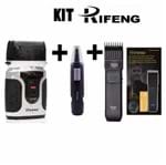 Ficha técnica e caractérísticas do produto Kit Barbeador Aparador de Pêlos Máquina Corte Rifeng Orignal