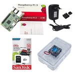 Ficha técnica e caractérísticas do produto Kit Básico Raspberry Pi 3 - 32gb Case Premium Cooler