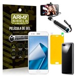 Ficha técnica e caractérísticas do produto Kit Bastão Selfie Asus Zenfone 4 ZE554KL 5.5 Bastão + Película + Capa - Armyshield