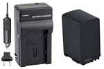 Ficha técnica e caractérísticas do produto Kit Bateria BP-827 + Carregador para Canon HF-10, HF-G20, HF-M30, HF-S100