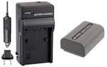 Ficha técnica e caractérísticas do produto Kit Bateria NP-FP50 + Carregador para Câmera Digital e Filmadora Sony Dcr-dvd103 Dvd105 Dvd202 Dvd203 Hc3