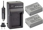 Ficha técnica e caractérísticas do produto Kit 2 Baterias NB-10L + Carregador para Canon G1X SX40 HS SX50 HS SX60 HS G15 G16
