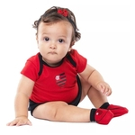 Ficha técnica e caractérísticas do produto Kit Bebê Flamengo 3 Peças Menina Torcida Baby