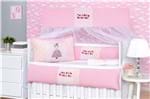 Ficha técnica e caractérísticas do produto Kit Berço Americano 9 Peças Sonho Glamour Rosa