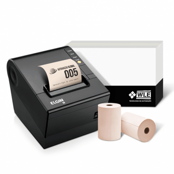 Ficha técnica e caractérísticas do produto Kit Bobina 80X40+Impressora Elgin I9 USB | Automação Global